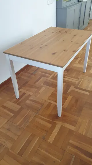 Mesa Comedor IKEA Lerhamn Madera y Metal