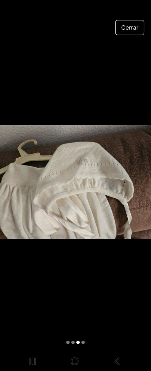 Conjunto bautizo sin estrenar