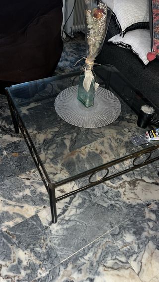 Sillón marrón tela con mando