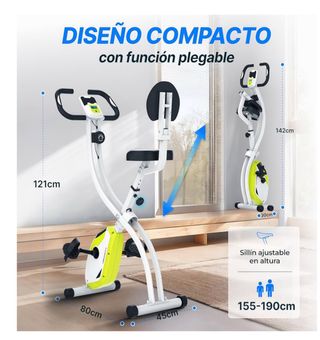 Bicicleta estática plegable 