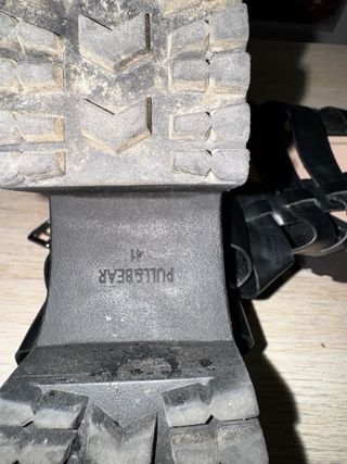 Sandalias de plataforma negras