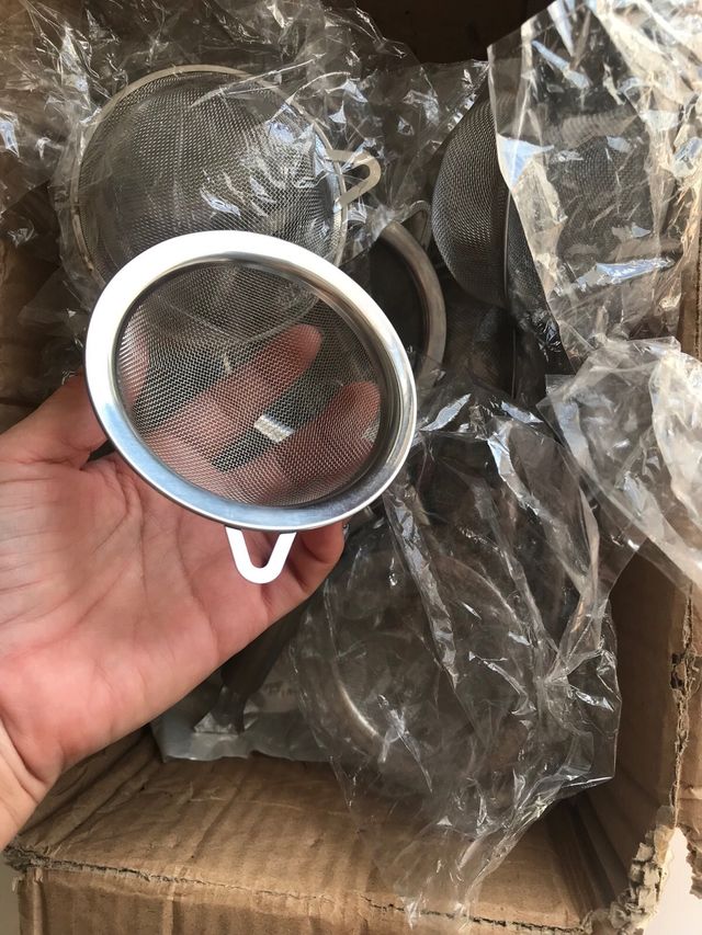 Lote de  de 9 Coladores ideales para fusiones