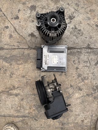 Alternador, ECU y Bomba de Dirección
