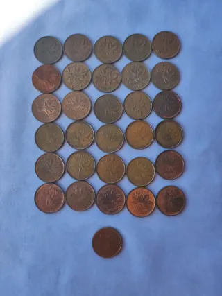 Monete canadesi da 1 centesimo