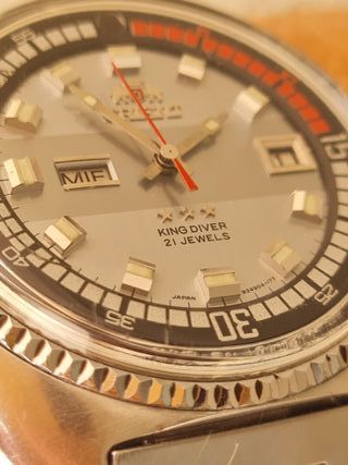 Orologio vintage Orient King Diver 21 Jewels