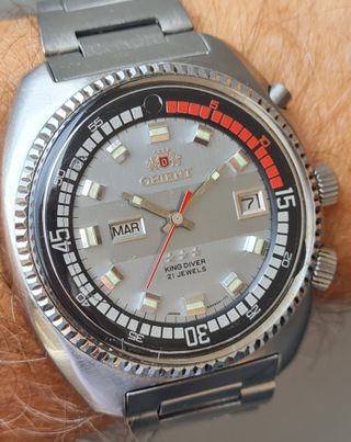 Orologio vintage Orient King Diver 21 Jewels