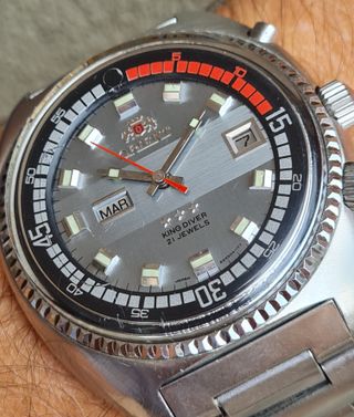 Orologio vintage Orient King Diver 21 Jewels