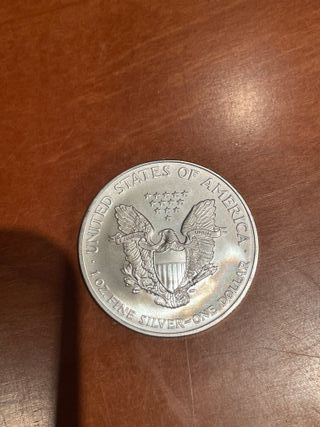 Moneda 1 oz plata American Silver Eagle 2007