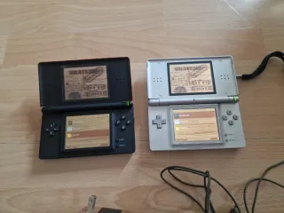 Nintendo DS Lite Negra y Plateada