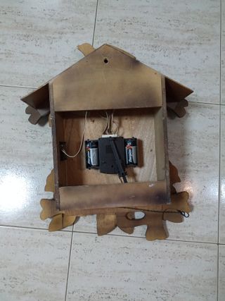 Reloj de cuco madera para restaurar