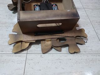 Reloj de cuco madera para restaurar
