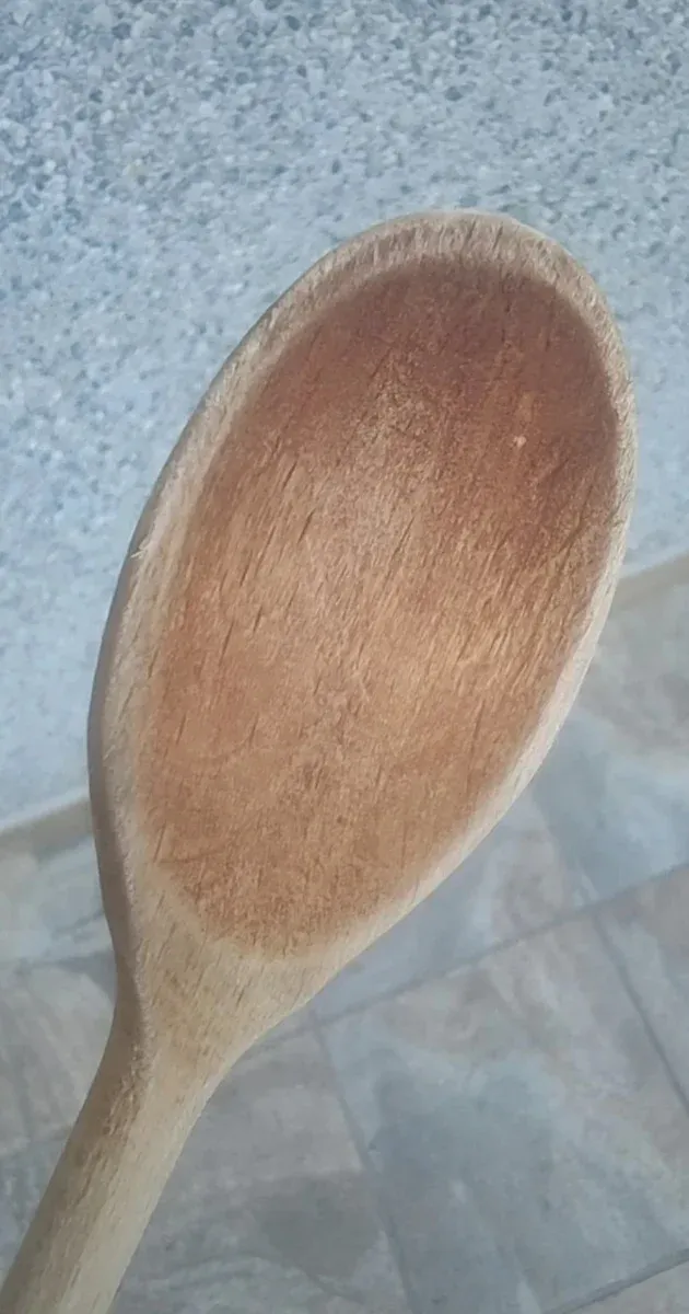 CUCHARA DE MADERA LARGA (VINTAGE)