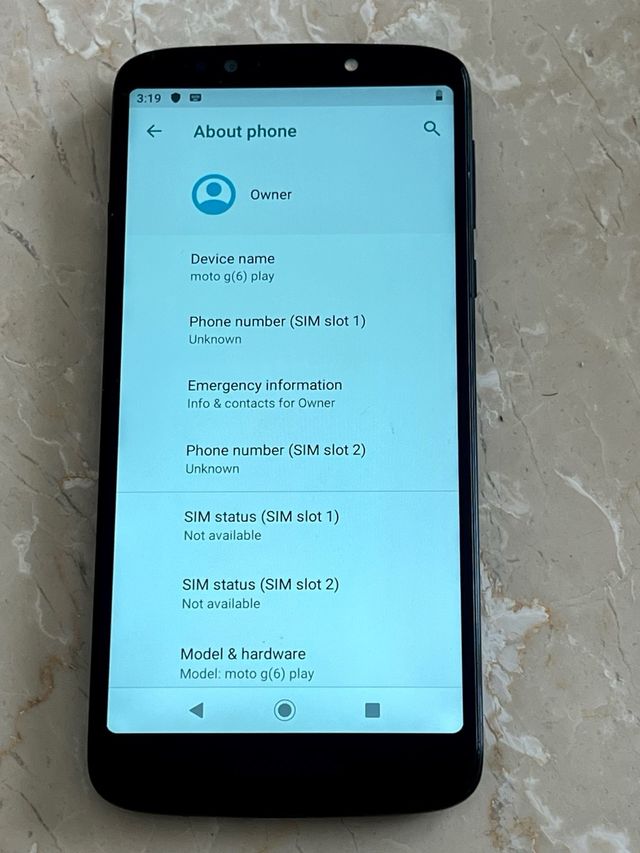 Motorola G6 Play Negro