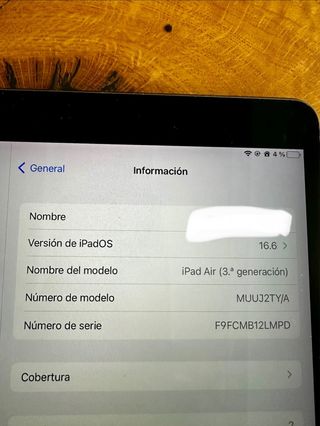 iPad Air 3 64GB Gris Espacial WiFi