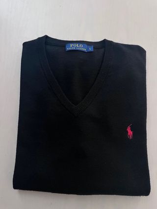 Jersey Polo Ralph Lauren Negro Talla L