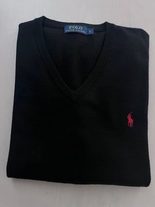 Jersey Polo Ralph Lauren Negro Talla L