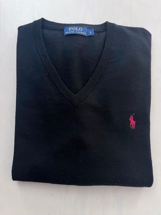 Jersey Polo Ralph Lauren Negro Talla L