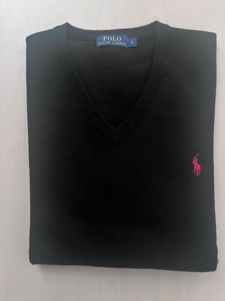 Jersey Polo Ralph Lauren Negro Talla L
