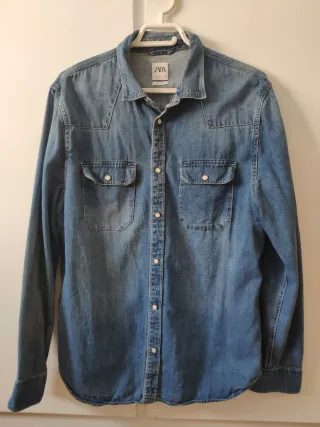 Camisa vaquera Zara hombre