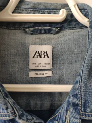Camisa vaquera Zara hombre