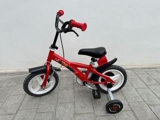 Bicicleta infantil Rayo McQueen con ruedines