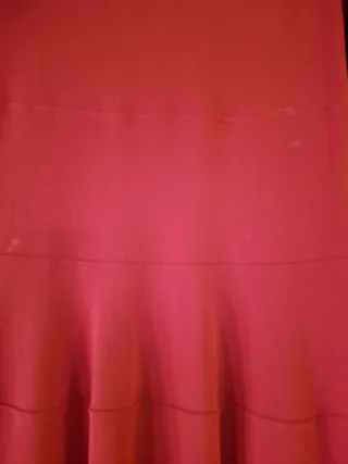 Vestido rojo Zara talla M. Solo octubre