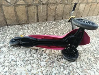 Monopatín 3 Ruedas Infantil Rosa