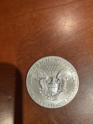 Moneda 1 oz plata American Silver Eagle 2014