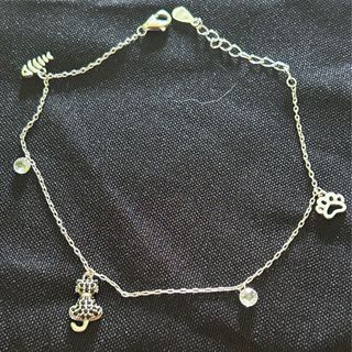 Pulsera Plata Gato y Huella Circonita