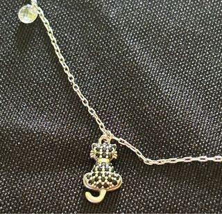 Pulsera Plata Gato y Huella Circonita