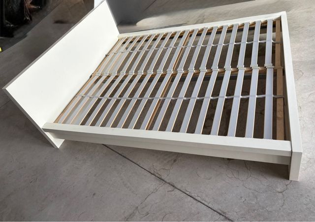 Cama Matrimonio Ikea Blanca Madera