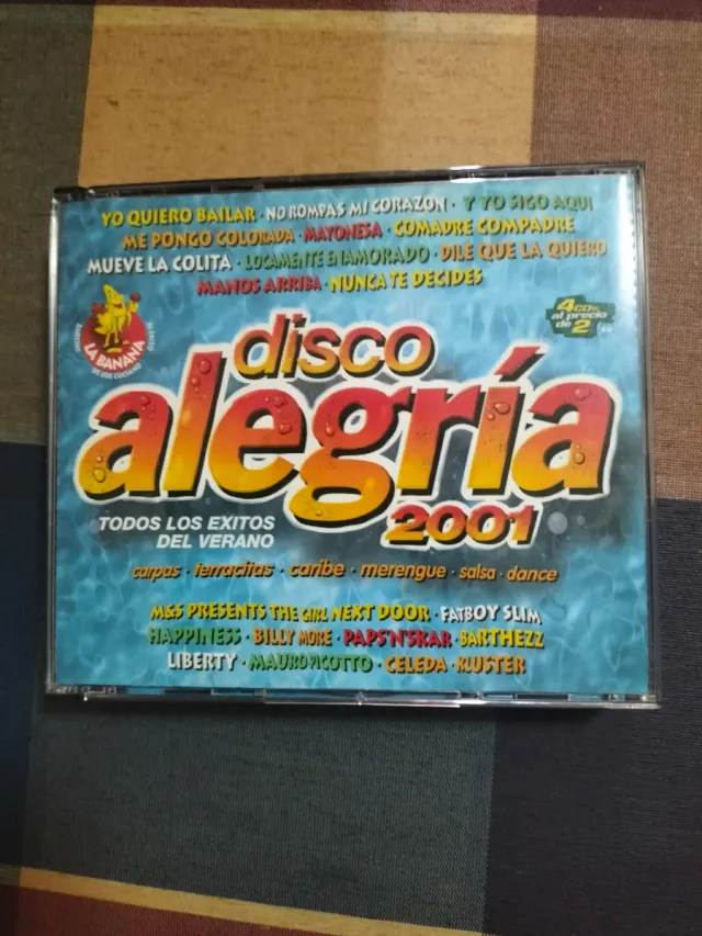 CD Disco Alegría 2001 - Hits estivi