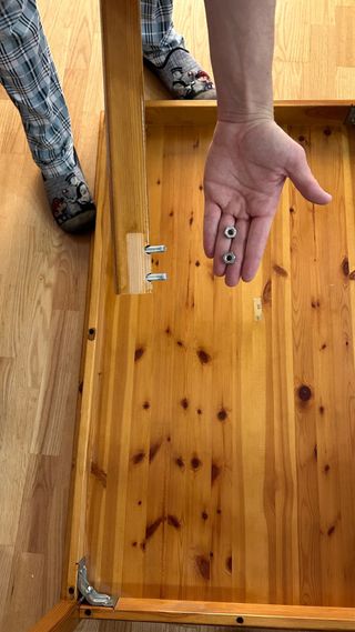 Mesa comedor madera pino barnizada Ikea