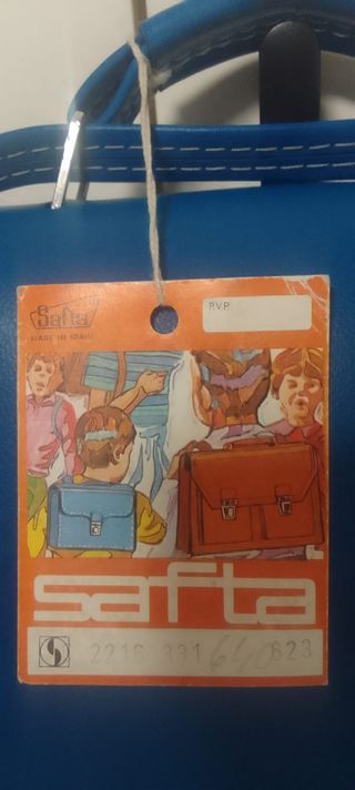 CARTERA ESCOLAR PITUFOS AÑOS 80 A ESTRENAR