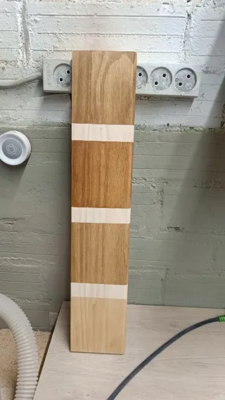 Consola de madera maciza entrada