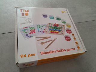Gioco in legno Wooden balls game 94 pezzi