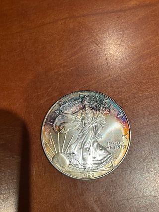 Moneda 1 oz plata American Silver Eagle 1999