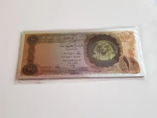 Imán de nevera billete 10 Libras Egipto