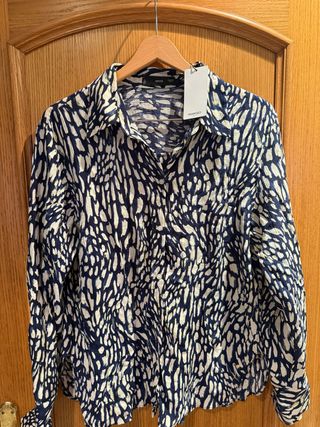 Camisa Mango Estampada 