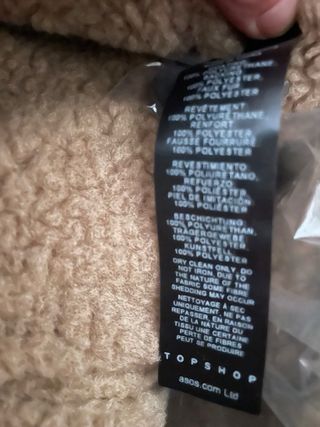 Chaquetón negro borreguito