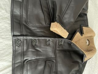 Chaquetón negro borreguito