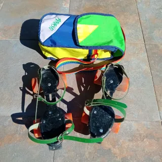 Patines vintage Sancheski con bolsa