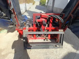 Paraguas recolector aceitunas, bidón hidráulico