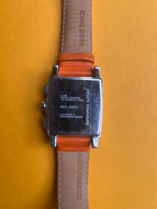 Reloj Adolfo Dominguez Naranja y Negro
