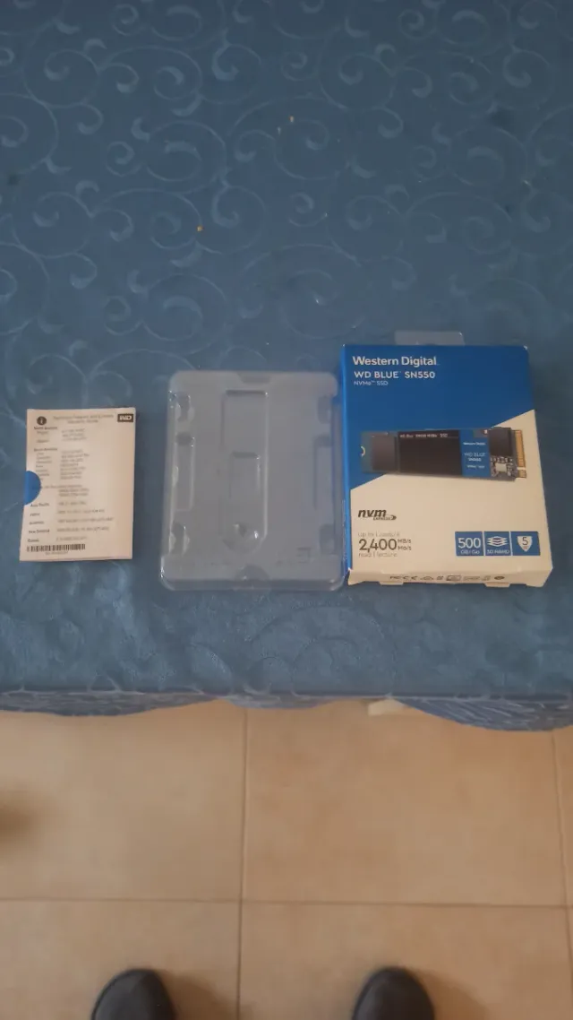 Caixa M.2 NVMe WD SN500