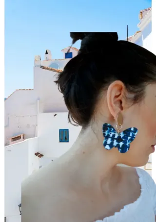 Pendientes de Mariposa, pendientes alas, joya hada