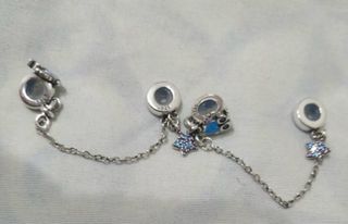 Cadena Seguridad Búho Corazón Estrella pulsera 
