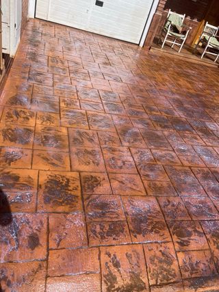 Hormigón impreso para exteriores