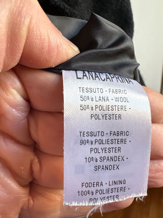 Mantella donna nera taglia unica