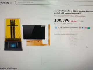 Impresora Resina Anycubic Photon Mono SQ